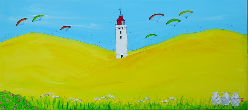186. Sommer ved Rubjerg Knude Fyr